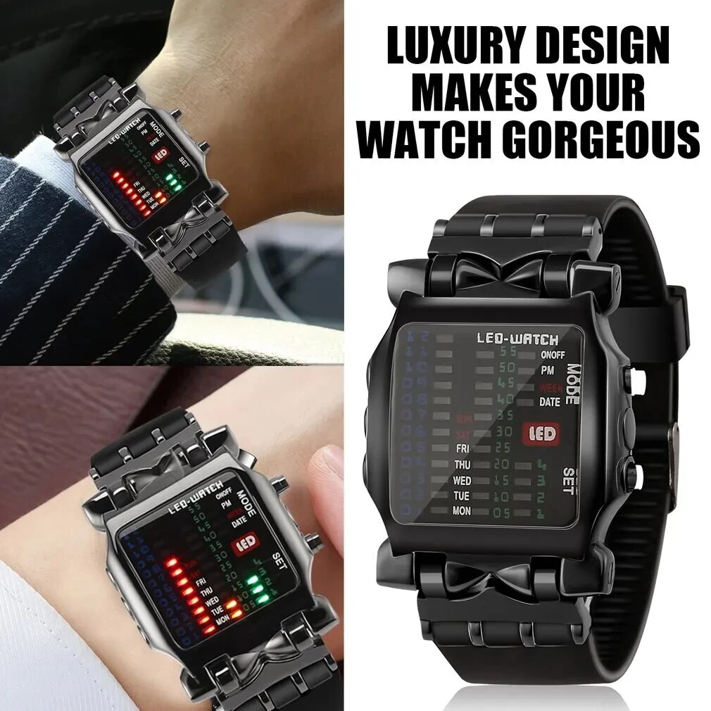 Binary Led Watch Creative Wate - Timex Watches Smartwatch 评论和价格