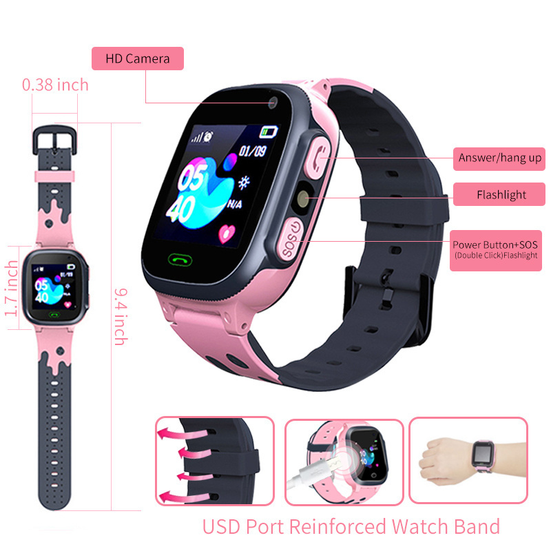 Kids Smart Watch Waterproof Sm - Smartwatch Digital Watches For Kid Girl 评论和价格