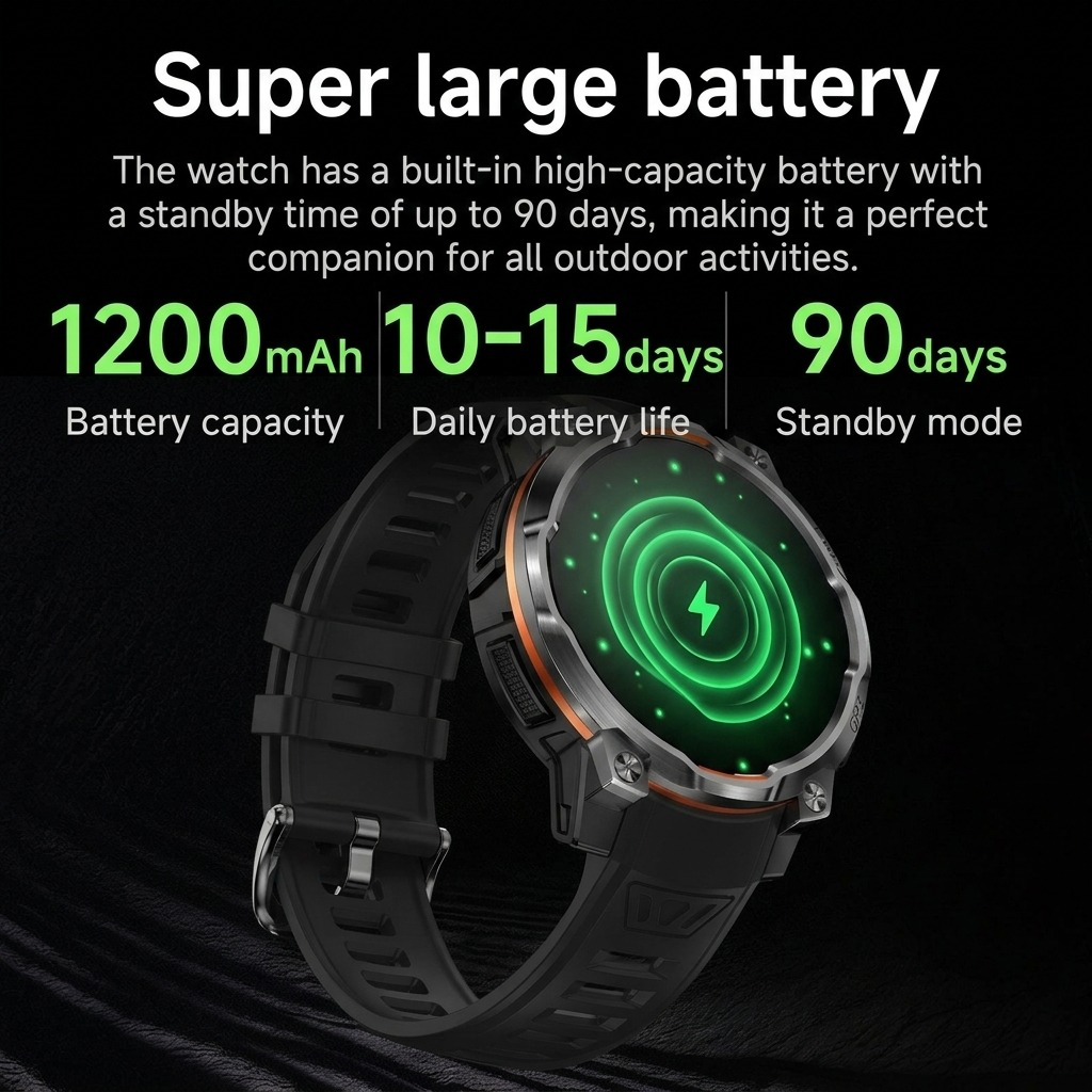 VWAR Ultra Smart Watch Built-i - Watch Vs Smartwatch 评论和价格