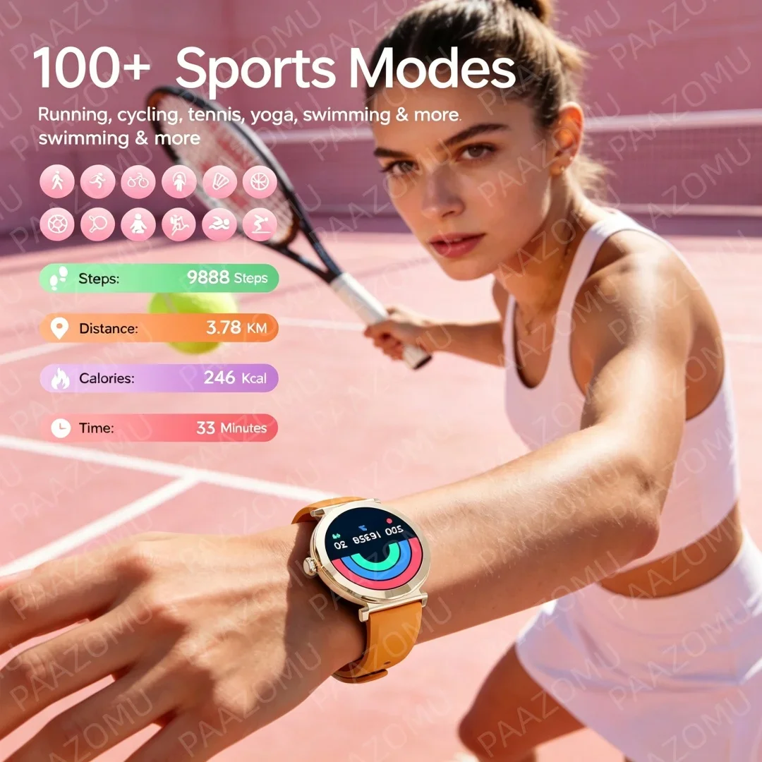 Rose Gold Ladies Smartwatch 20 - Watches Ladies Smartwatch 评论和价格