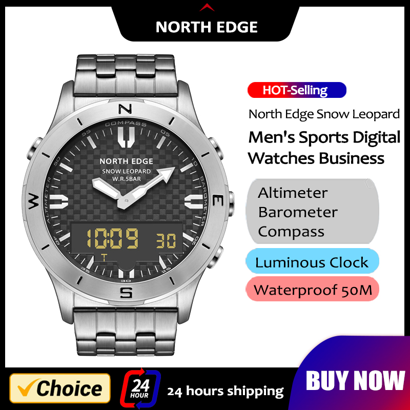 NORTH EDGE Men's Sports Digita - Altimeter Compass Watch 评论和价格